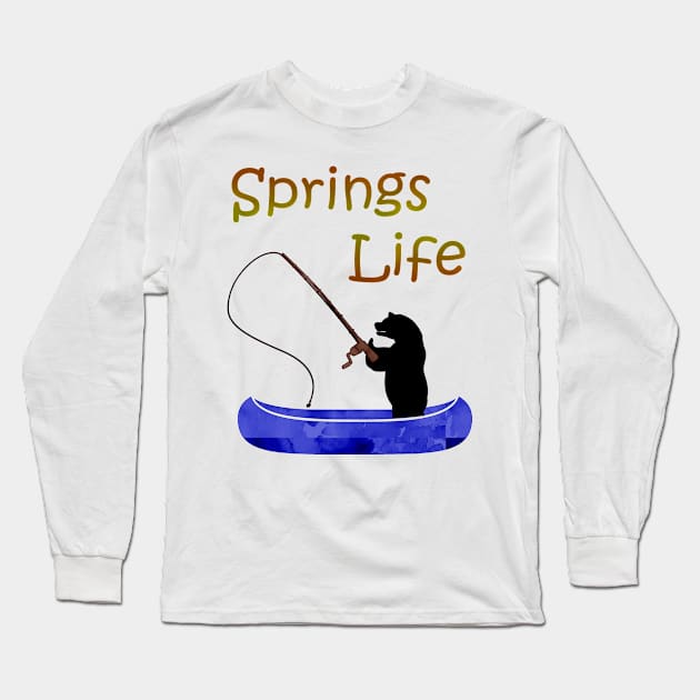 Springs Life Long Sleeve T-Shirt by DesigningJudy